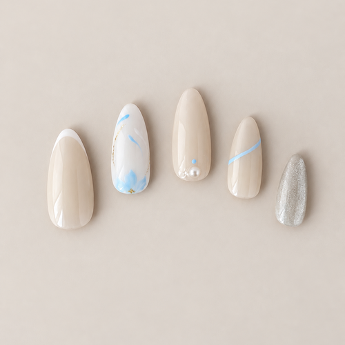 Blue Be Told - shown in medium almond