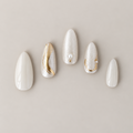 Goldlit Pearl - shown in almond Medium